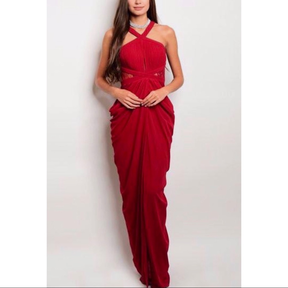 Halter Neck Gown - Picture 3 of 3